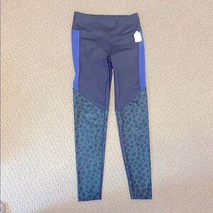 JoyLab Blue & Black Leggings with Gradient Design women’s size XS or girls M